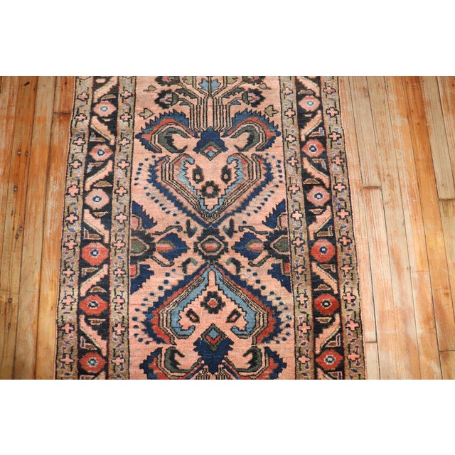 Early 20th Century Antique Zabihi Collection Persian Lilihan Runner - 2'9" x 9'10" For Sale - Image 5 of 8
