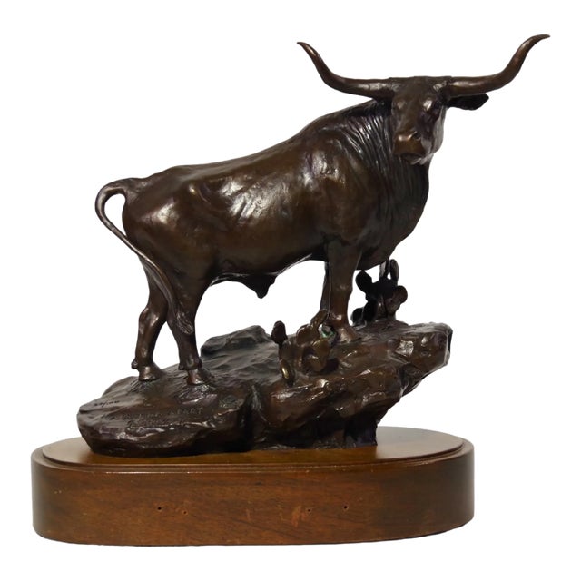 G. Harvey'S "A Breed Apart". Limited Edition Bronze #34 of 100 on a Wooden Base. Stamped, Signed, Titled, and Numbered. 1981 For Sale