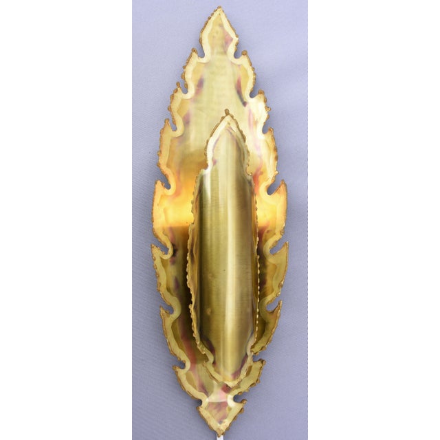 Gold Leaf Model 5304 Wall Lamp by Svend Aage Holm-Sørensen for Holm-Sørensen & Pedersen Belysning Aps, Denmark, 1980s For Sale - Image 8 of 8