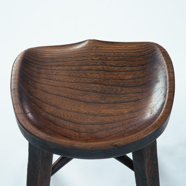Antique Walnut Stools from Gaskell and Chambers, 1890s, Set of 2 For Sale - Image 13 of 15
