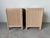 Vintage Coastal Rattan & Leather Top One-Drawer Nightstands – A Pair For Sale In Miami - Image 6 of 12
