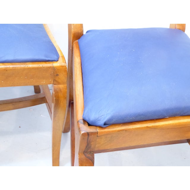 Vintage Italian Sidechairs - Set of Four For Sale In Boston - Image 6 of 6
