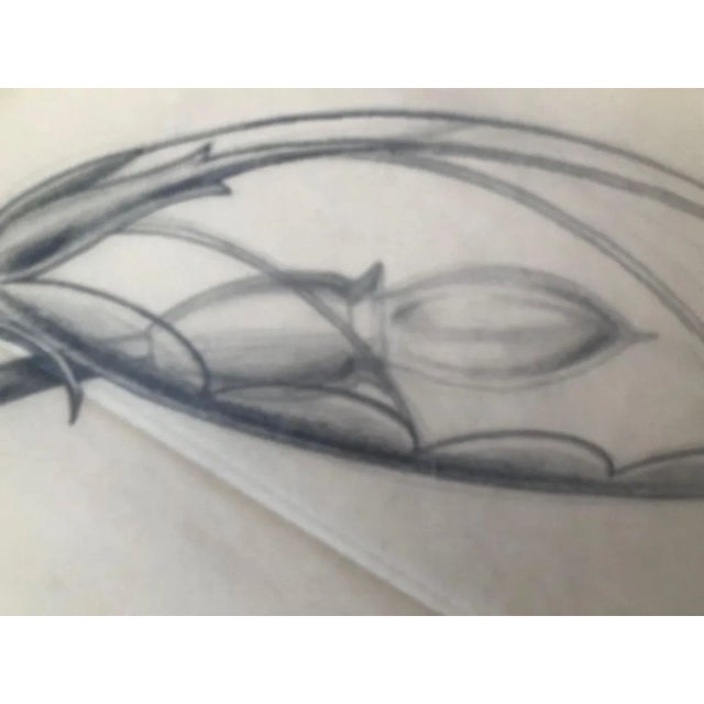 Drawing for a Table Lamp by Robert Gerlach, 1915 For Sale - Image 8 of 10