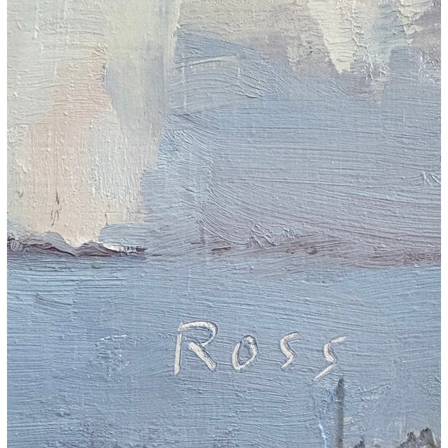 Modern Late 20th Century Robert Ross. Still Life of Flowers in Glass Vase For Sale - Image 3 of 3