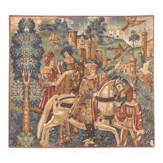 Depart Pour La Chasse Silkscreen Tapestry - 220 X 245 Cm (7'3" X 8'0") - Requires Rod Size 6 For Sale