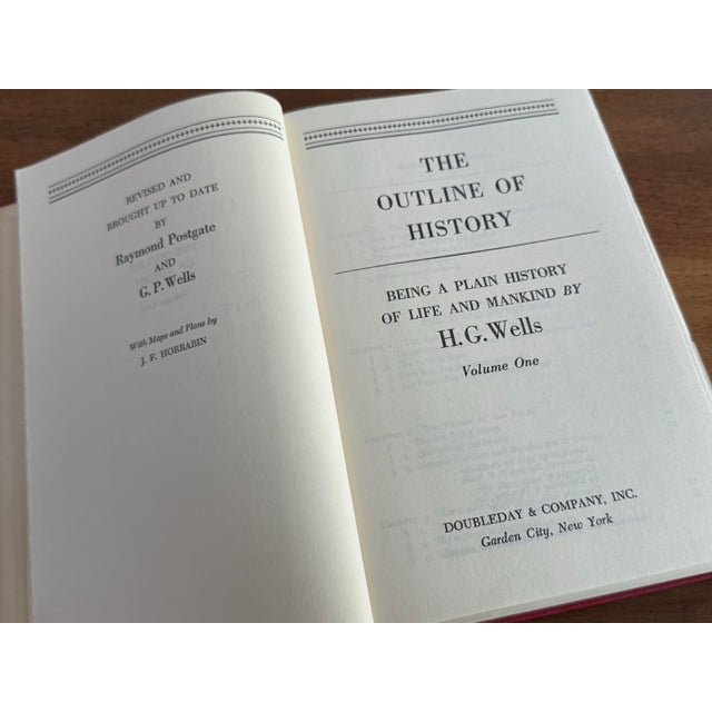H. G. Wells' "The Outline of History" Complete Set of 2 For Sale - Image 4 of 9