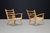 Italian Sculptural Beechwood Armchairs with Woven Rope Seats, 1940, Set of 2 For Sale - Image 4 of 11