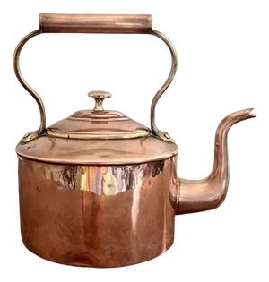 Small Antique George III Copper Kettle, 1800