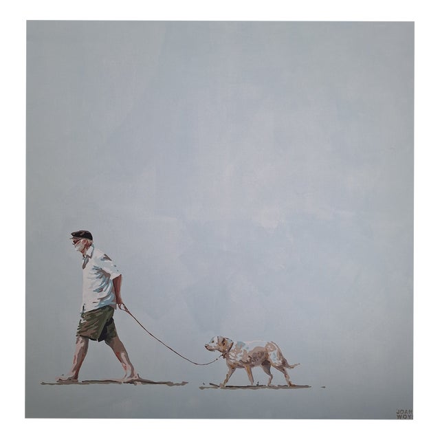 Joanna Woyda, The Beach: A Walk, 2026, Acrylic on Canvas For Sale