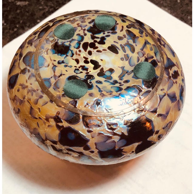 Silver 1910s Loetz Art Glass With Silver Overlay Vase For Sale - Image 8 of 12