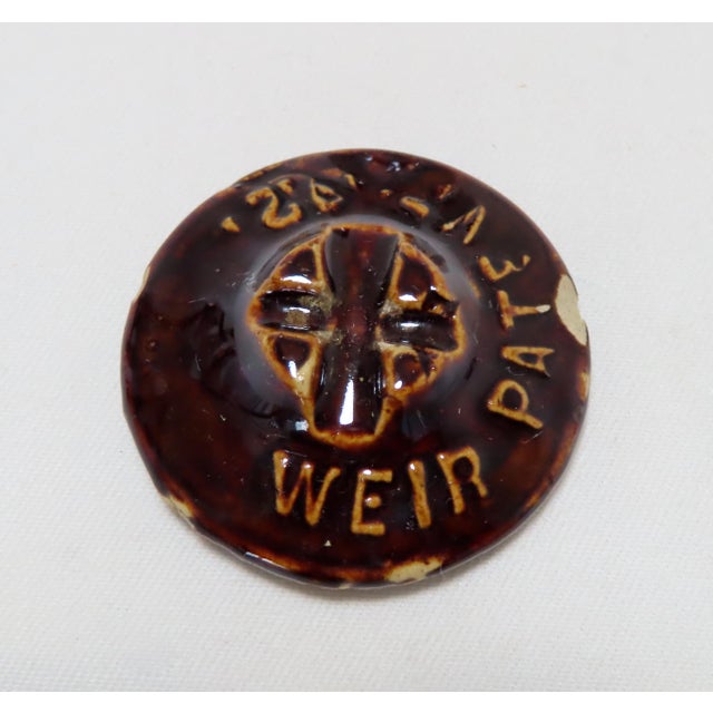 Antique American Stoneware Horsh Radish Jar For Sale - Image 10 of 13