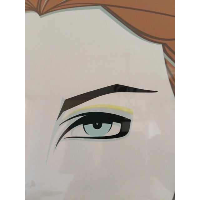 Patrick Nagel, Pop Art Redhead Woman, 1985, Print For Sale - Image 4 of 9
