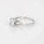 Early 20th Century Vintage Art Deco 1ct Diamond Engagement Ring Platinum Fine Bridal size 5.25 For Sale - Image 4 of 7