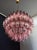 Spherical Murano Glass Candelier with 140 Pink Glasses For Sale - Image 4 of 18