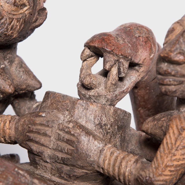 Wood Nigerian Yoruba Gelede Helmet Mask, C. 1950 For Sale - Image 7 of 7