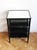 1940s Vintage Czechoslovak Functionalist Étagère in Black Wood and Bevelled Glass, 1940s For Sale - Image 5 of 10