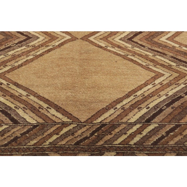 Mid 20th Century Mid 20th Century Vintage Persian Semnan Rug, 04'05 X 07'07 For Sale - Image 5 of 10