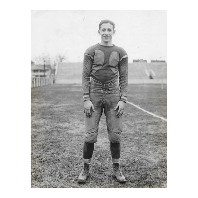 1922 Toledo Football Player Photograph For Sale