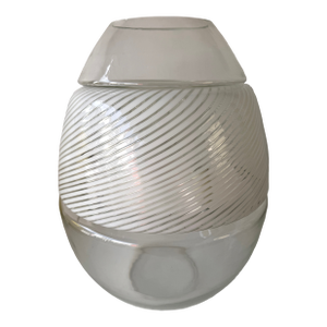 1970s Lt 353 Egg Lamp Vase Murano Glass by Mazzega