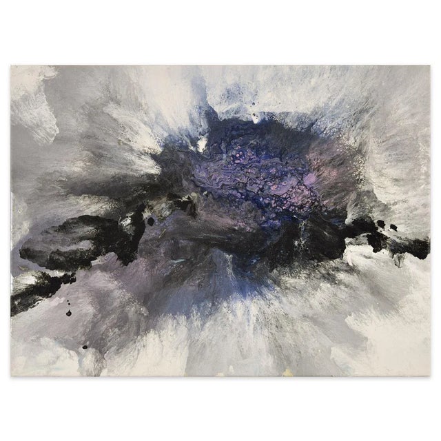 The Birth of Thoughts - Acrylic on Canvas by Elena Ksanti - 2019 2019 For Sale - Image 4 of 4