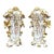 Vieux Paris Porcelain Bridal Vases – 12.25" Tall, Late 1800s French Mantel Wedding Vases For Sale