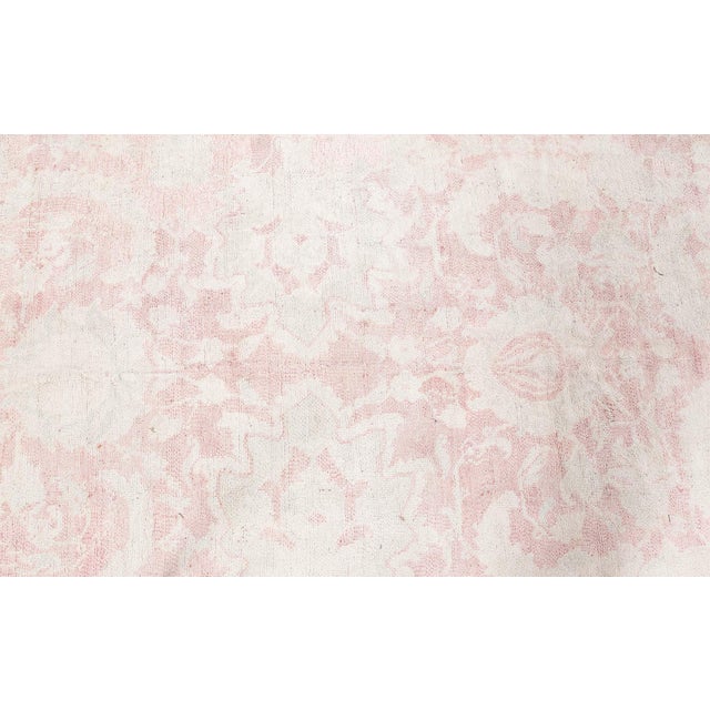 Authentic Indian Cotton Agra Rug For Sale - Image 9 of 11