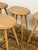 Space Copenhagen for Mater Soaped Oak Wood Counter Stools, Set of Six For Sale - Image 11 of 12
