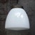 Early 20th Century White Opaline and Brass Top Pendant Light from Philips, Holland For Sale - Image 4 of 7