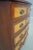 English Inlaid 4 Drawer Bow Front Mahogany Chest For Sale - Image 10 of 13