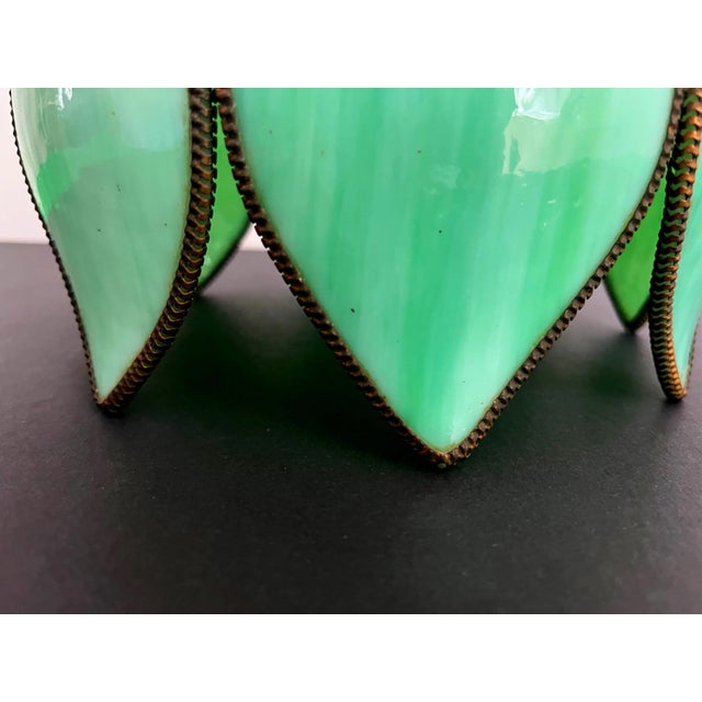Mint Green Lotus Light, C1960 For Sale - Image 10 of 18