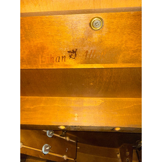 Vintage Ethan Allen Louis XVI Style Oval Dining Table For Sale - Image 10 of 10