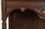 Antique English Victorian or Gothic Revival Carved Walnut Drop Front Secretary Desk | Circa 1880s For Sale - Image 9 of 14