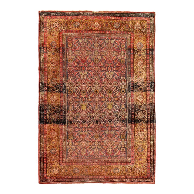 Pasargad DC Vintage Turkish Silk Hand-Knotted Rug For Sale