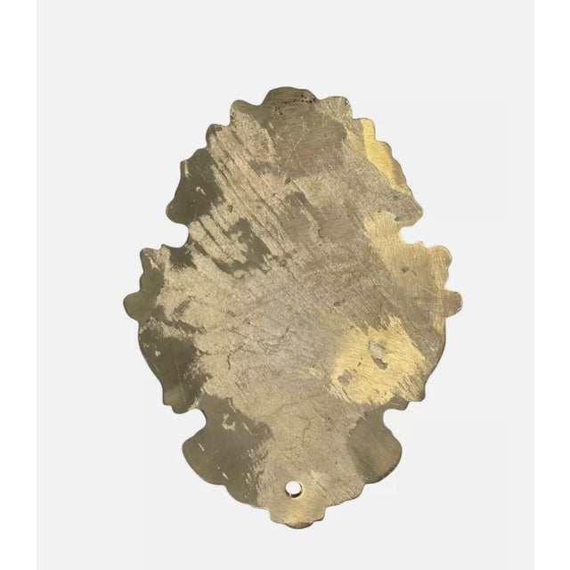 Classic Elegance: Vintage Ottone Garantito Verniciato a Fuoco Candle Sconce | Wall Candle Holder 10.5” tall 8” wide