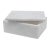 A Asteria Collection Pearl White Marble 5" Rectangular Keepsake Box.