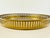 Vintage Hollywood Regency Round Brass Gallery Tray With Pierced Rim For Sale - Image 4 of 9