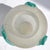Archimede Seguso Style Scavo Corroso Art Glass Vase Frosted & Aqua Murano Glass For Sale - Image 12 of 16