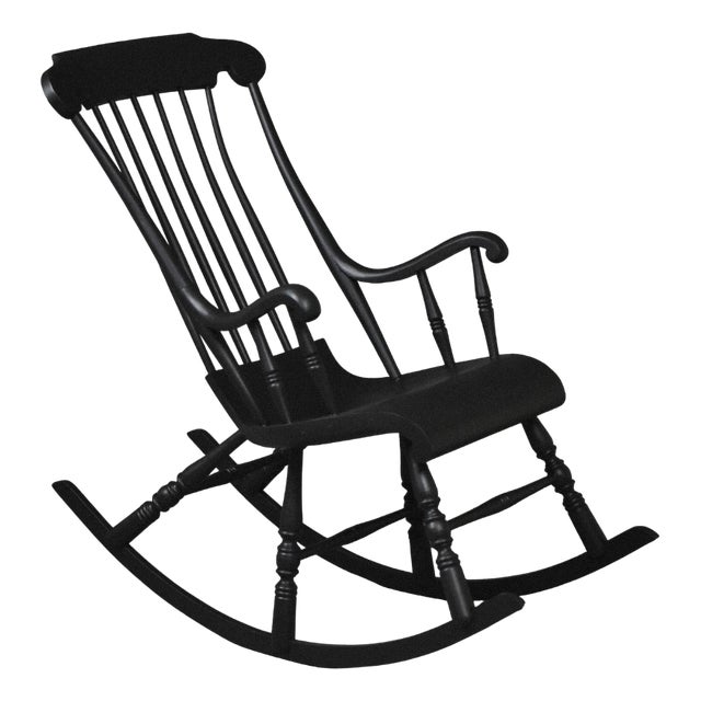 Early 20th Century Scandinavian Gungstol Rocking Chair For Sale