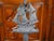 A pair of iron vintage table lamps from the mid 20th century, depicting anchors and sailboats. Created during the second...