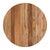 Round hand crafted solid salvaged teak wood counter table. Great for outdoor or indoor use. Each varies in natural wood...