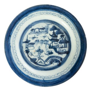 Antique Canton Plate For Sale