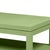 Asian Custom Modern Coffee Table Wrapped in Raffia. The Name of This Paint Is "Kiwi" For Sale - Image 3 of 5