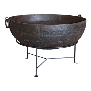 Iron Kadai Fire Bowl Small For Sale