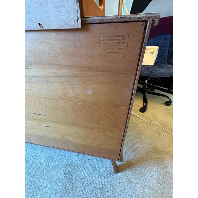 Herbert Von Thaden for Thaden-Jordan Furniture — 1940s Bentwood Sideboard With Two-Tier Hutch For Sale - Image 12 of 12