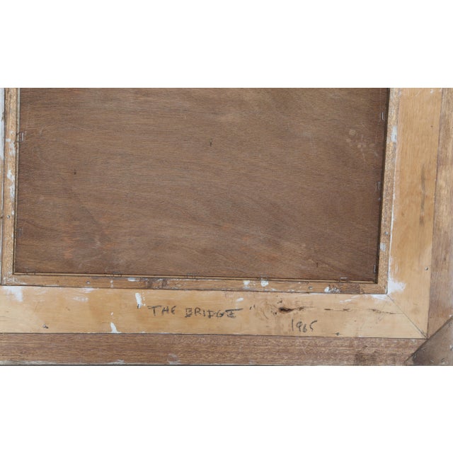 Pont de Paris by Charles Cobelle, French (1902–1994) Date: 1965 Acrylic on Canvas mounted to board, signed l.r. Size: 12 x...