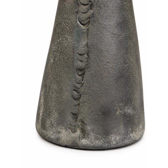2020s Arteriors Narsi Antiqued Aluminum Sculptural Table Lamp, 2015 For Sale - Image 5 of 6