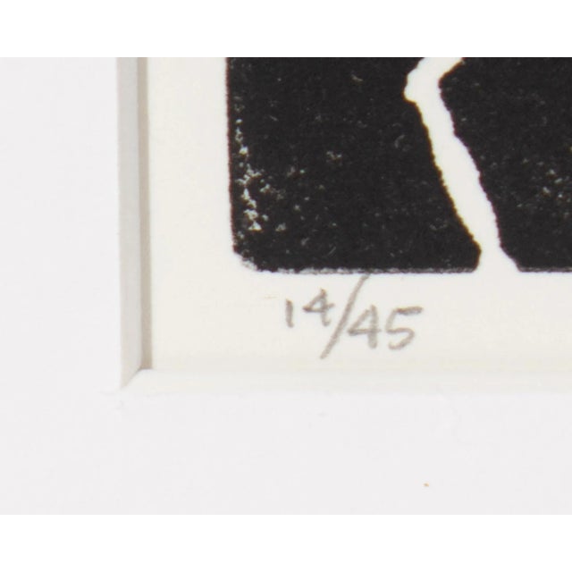 2003 "Bob" Woodcut Print by Douglas Bourgeois For Sale - Image 4 of 8