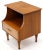 Paint Mid-Century Modern Light Walnut One Drawer Step Nightstands - a Pair For Sale - Image 7 of 10