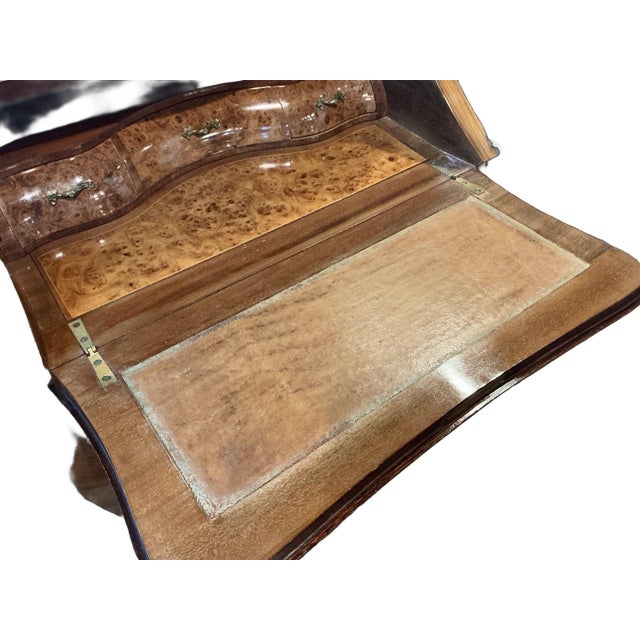 1900 - 1909 Antique Italian Louis XVI Style Secretary For Sale - Image 5 of 10