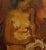 Figurative Moses Soyer -1930s Portrait of a Seated Nude Female -Oil Painting For Sale - Image 3 of 8